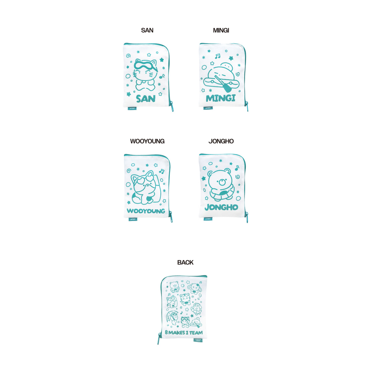 (PRE-ORDER) ATEEZ 8th Anniv: BLUE DRIFT - Mini Pouch