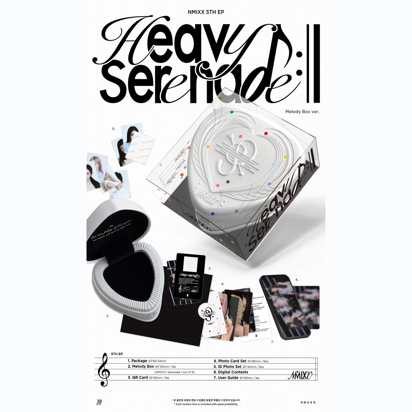 (PRE-ORDER) NMIXX - 5th EP Album [Heavy Serenade] (Melody Box Ver.)