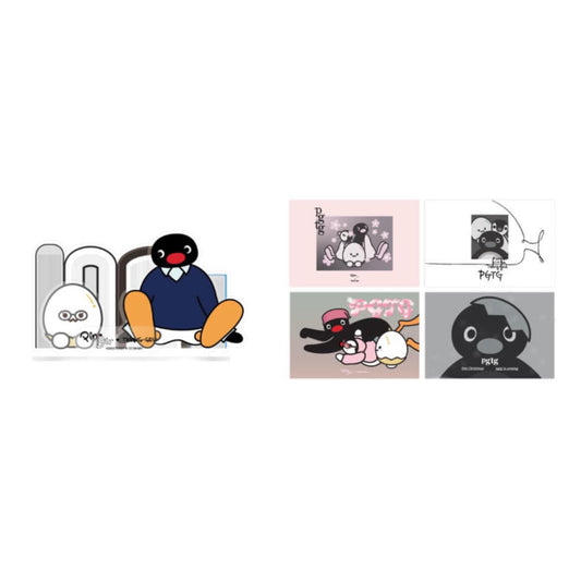(PRE-ORDER) TAEYEON PINGU meets TAENG-GEU POP-UP STORE - ACRYLIC STAND & POSTCARD SET