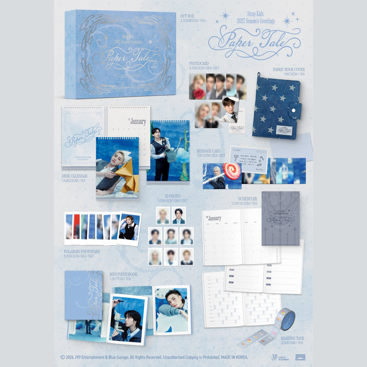 (PRE-ORDER) Stray Kids - 2027 Season's Greetings [Paper Tale]