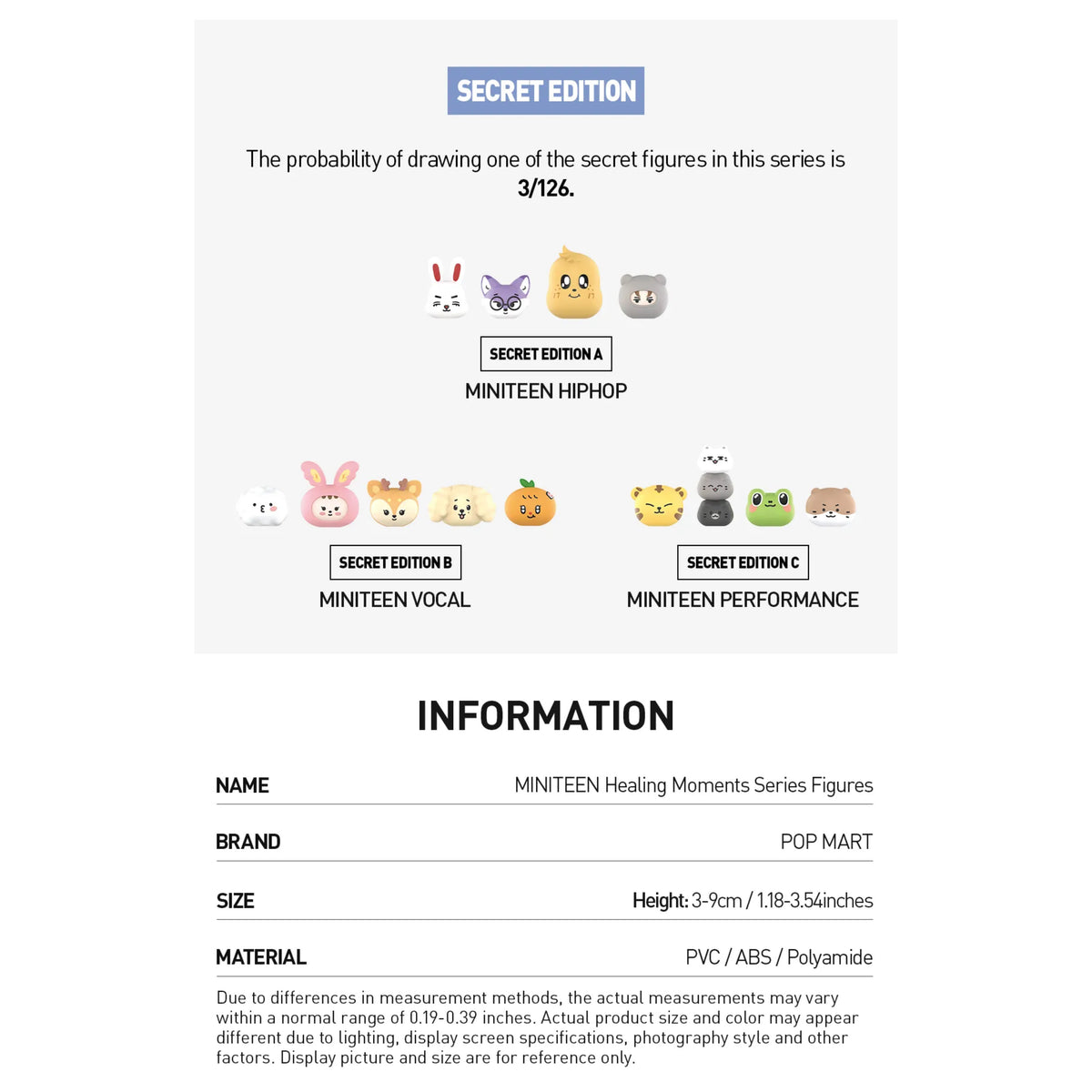 (PRE-ORDER) POP MART x MINITEEN Healing Moments Series Figures