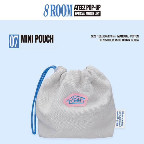 (PRE-ORDER) ATEEZ 8ROOM POP-UP - MINI POUCH