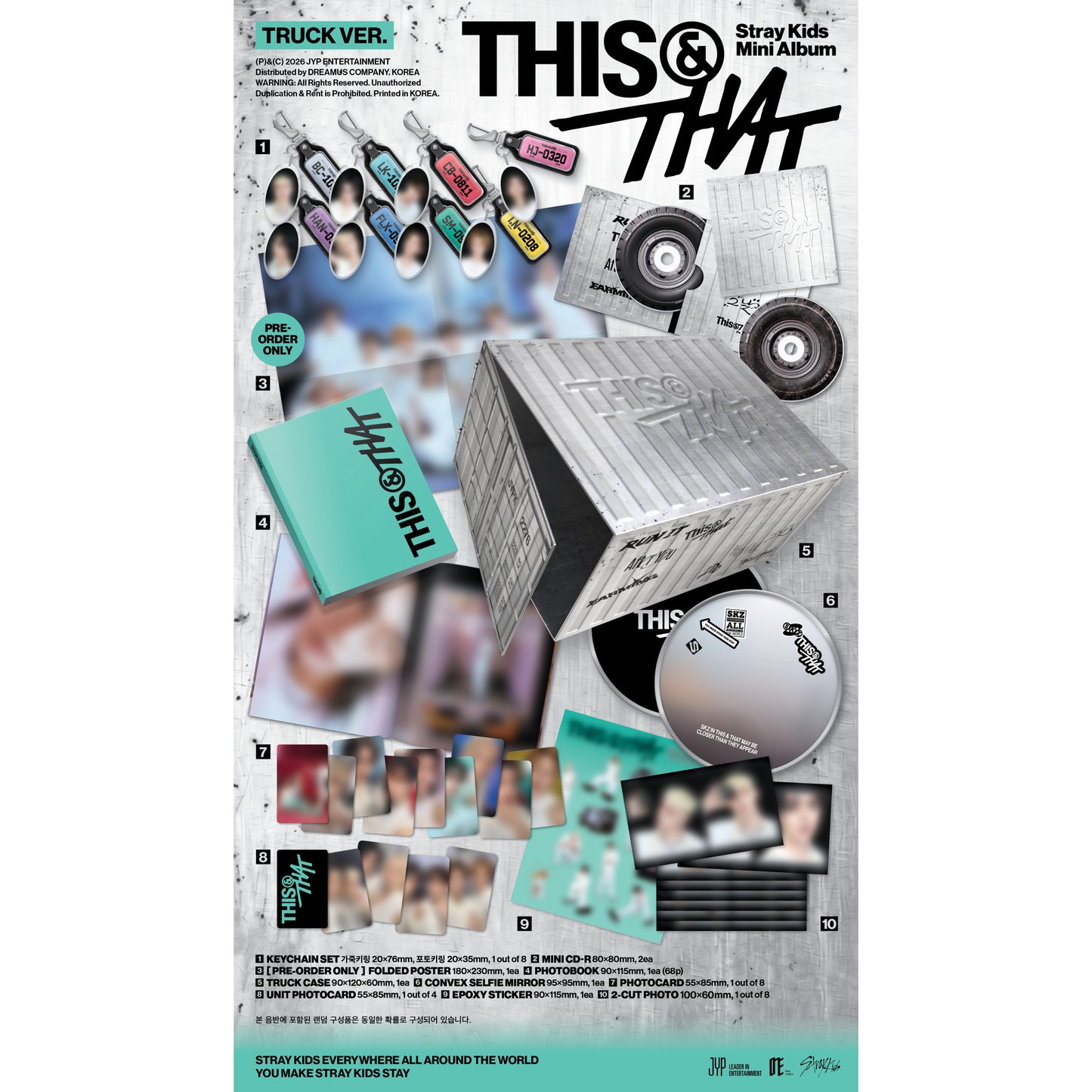 (PRE-ORDER) Stray Kids [THIS & THAT] (TRUCK Ver.)