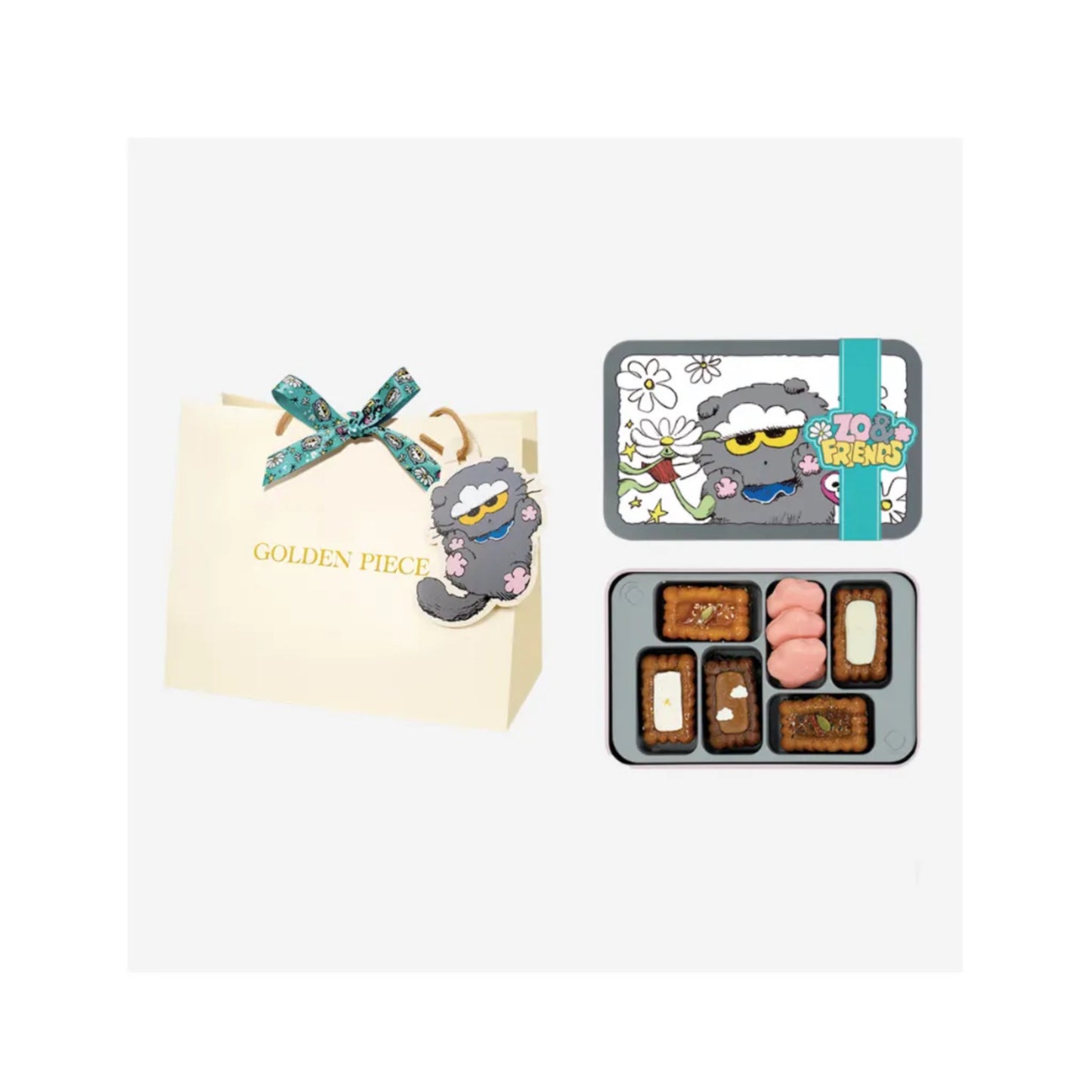 (PRE-ORDER) GOLDEN PIECE x GDRAGON ZOA ZO&FRIENDS - YAKGWA SET