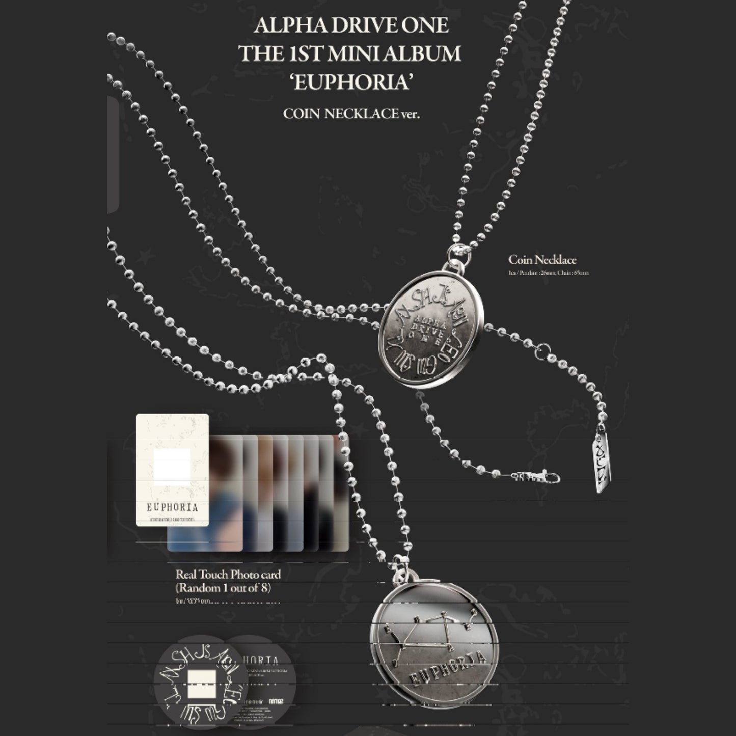 (PRE-ORDER) ALPHA DRIVE ONE ‘EUPHORIA’ - COIN NECKLACE Ver.