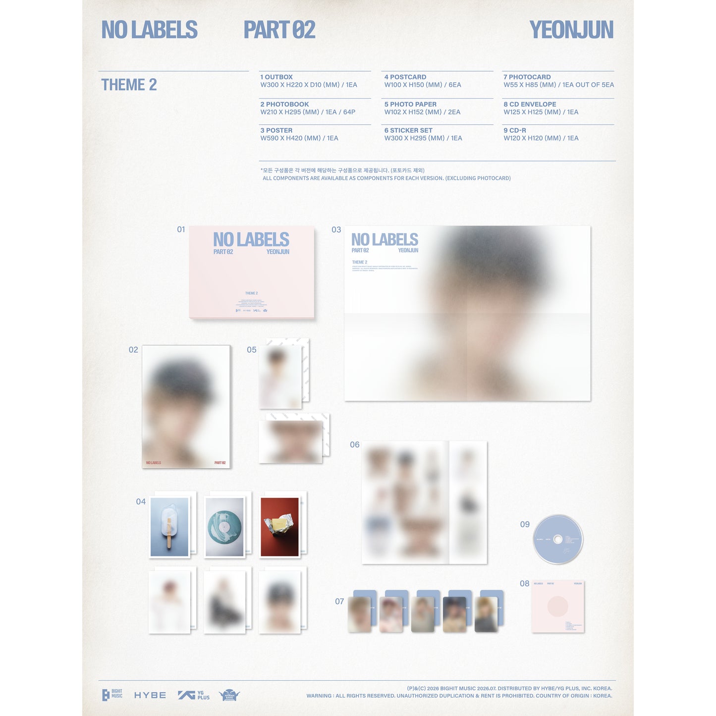 (PRE-ORDER) YEONJUN - [NO LABELS: PART 02]