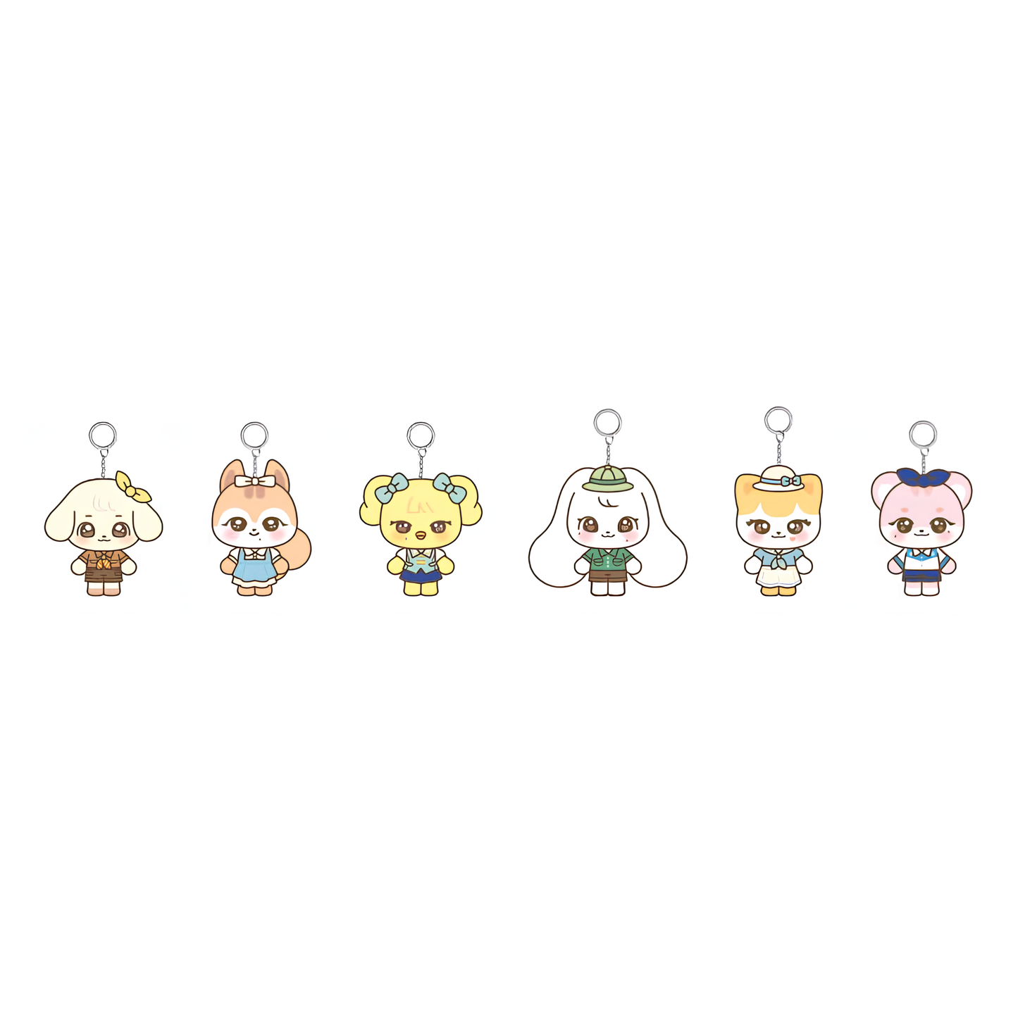 (PRE-ORDER) IVE x EVERLAND <ForEVER IVE> - CAST PLUSH KEYRING