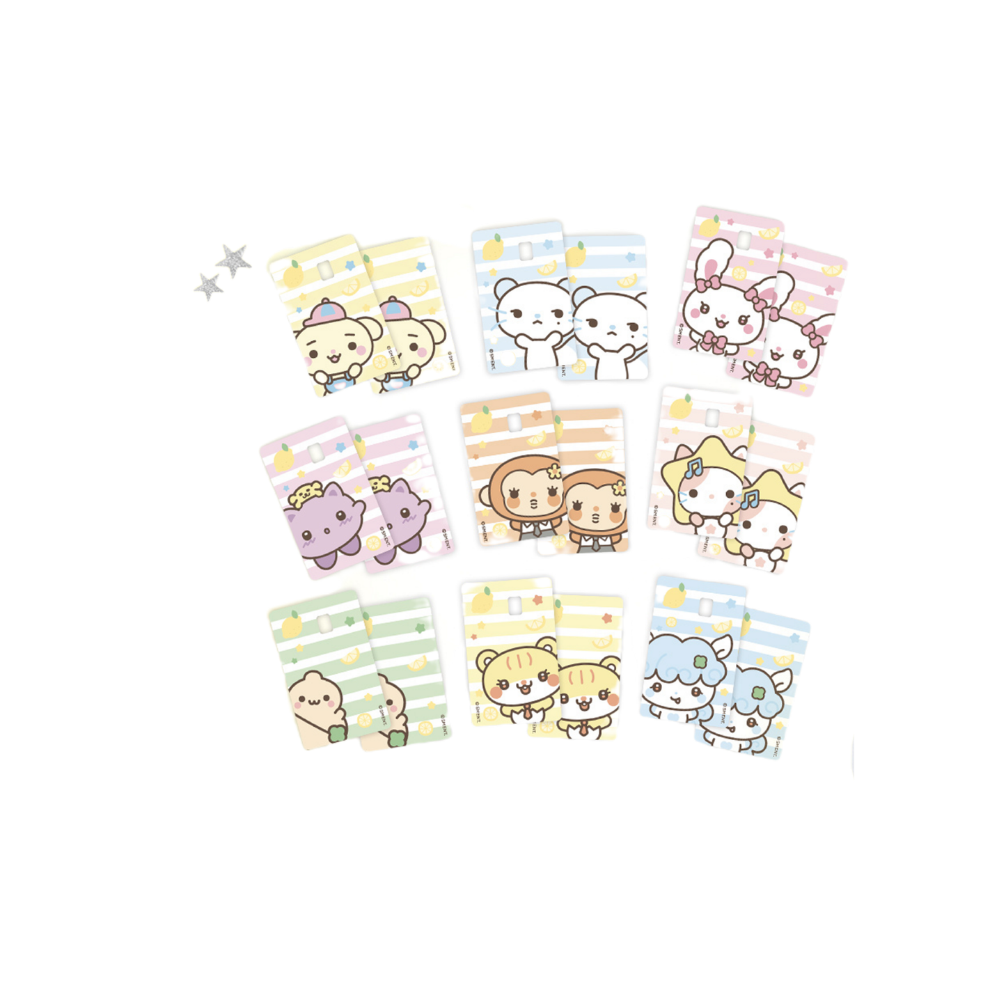 (PRE-ORDER) Hearts2Hearts [Lemon Tang] POP-UP - Card Cover Sticker Set