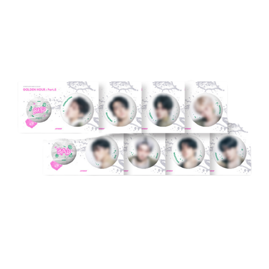 (PRE-ORDER) ATEEZ [GOLDEN HOUR : Part.5] POP-UP - CAN BADGE SET
