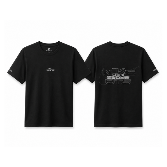 (PRE-ORDER) NIKE x BTS WOMAN BLACK T-SHIRT