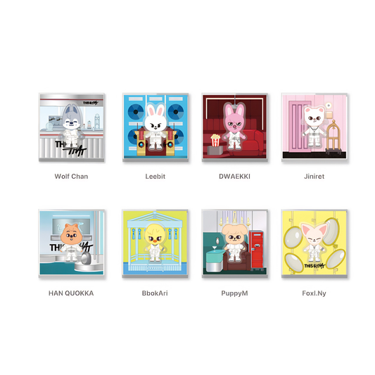 (PRE-ORDER) Stray Kids 'THIS & THAT' POP-UP - SPINNING MAGNET