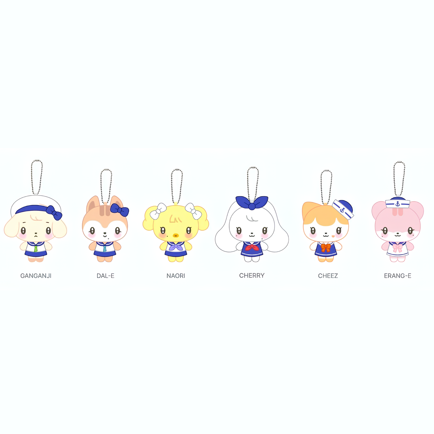 (PRE-ORDER) IVE x MINIVE - MARINE LOOK PLUSH KEYRING