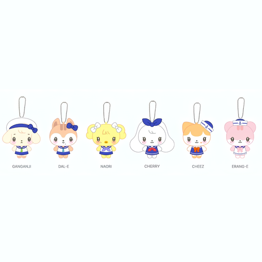 (PRE-ORDER) IVE x MINIVE - MARINE LOOK PLUSH KEYRING