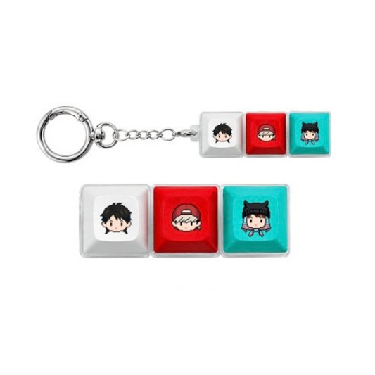 (PRE-ORDER) G-DRAGON x FAM - KEYCAP KEYRING
