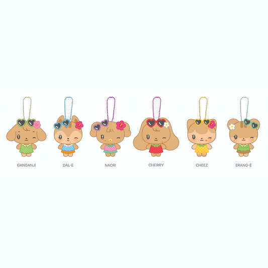 (PRE-ORDER) IVE x MINIVE - RANDOM TANNING PLUSH KEYRING