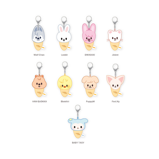 (PRE-ORDER) Stray Kids 'THIS & THAT' - KEYRING ICECREAM Ver.