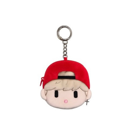 (PRE-ORDER) G-DRAGON x FAM - FACE POUCH KEYRING