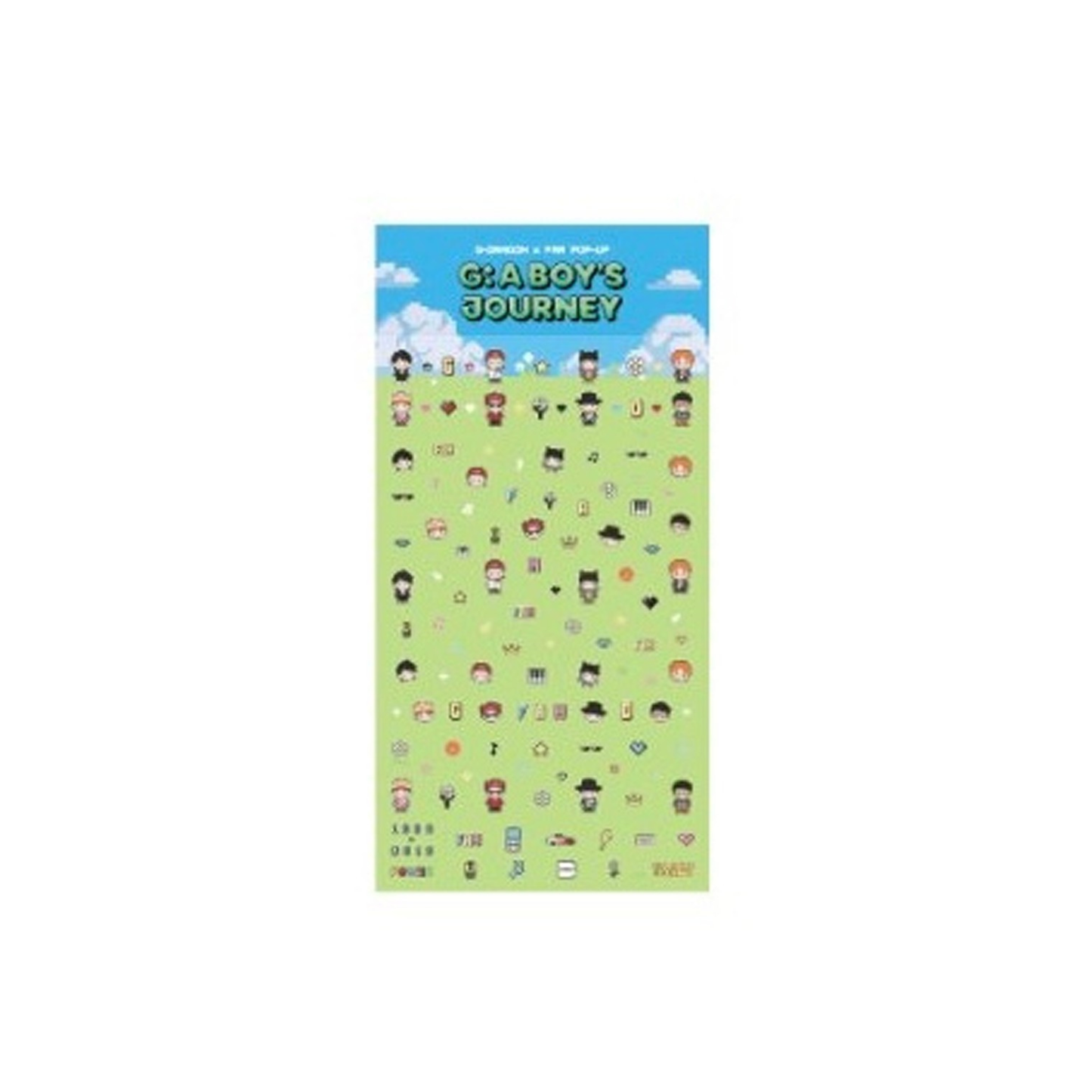 (PRE-ORDER) G-DRAGON x FAM - MICRO DECO STICKER