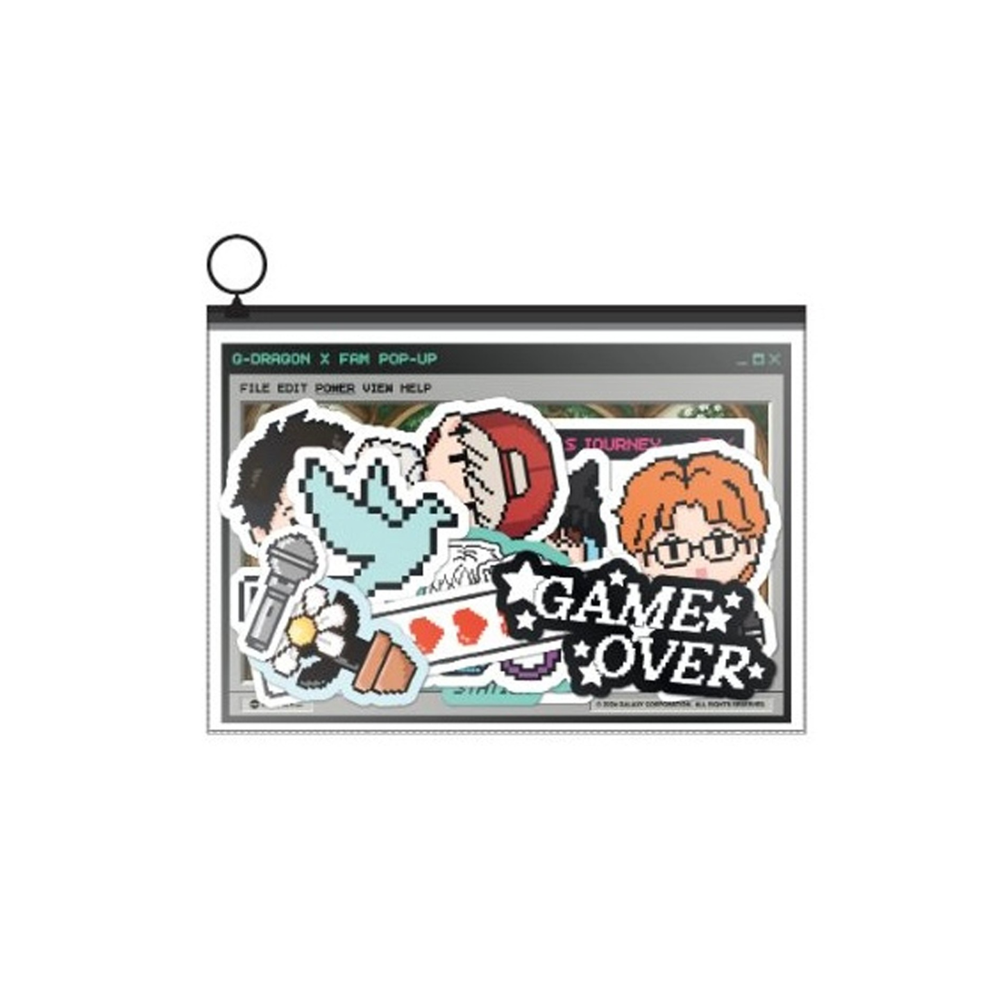 (PRE-ORDER) G-DRAGON x FAM - STICKER PACK