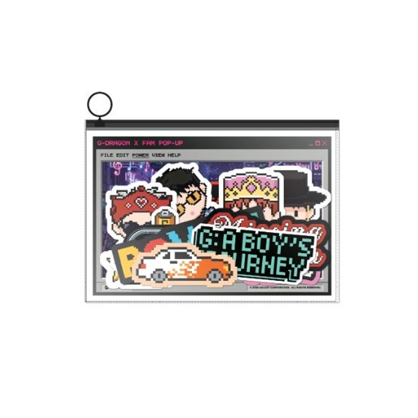 (PRE-ORDER) G-DRAGON x FAM - STICKER PACK