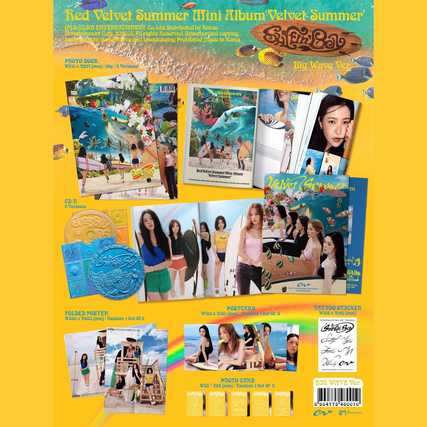 (PRE-ORDER) Red Velvet [Velvet Summer] (Big Wave Ver.)