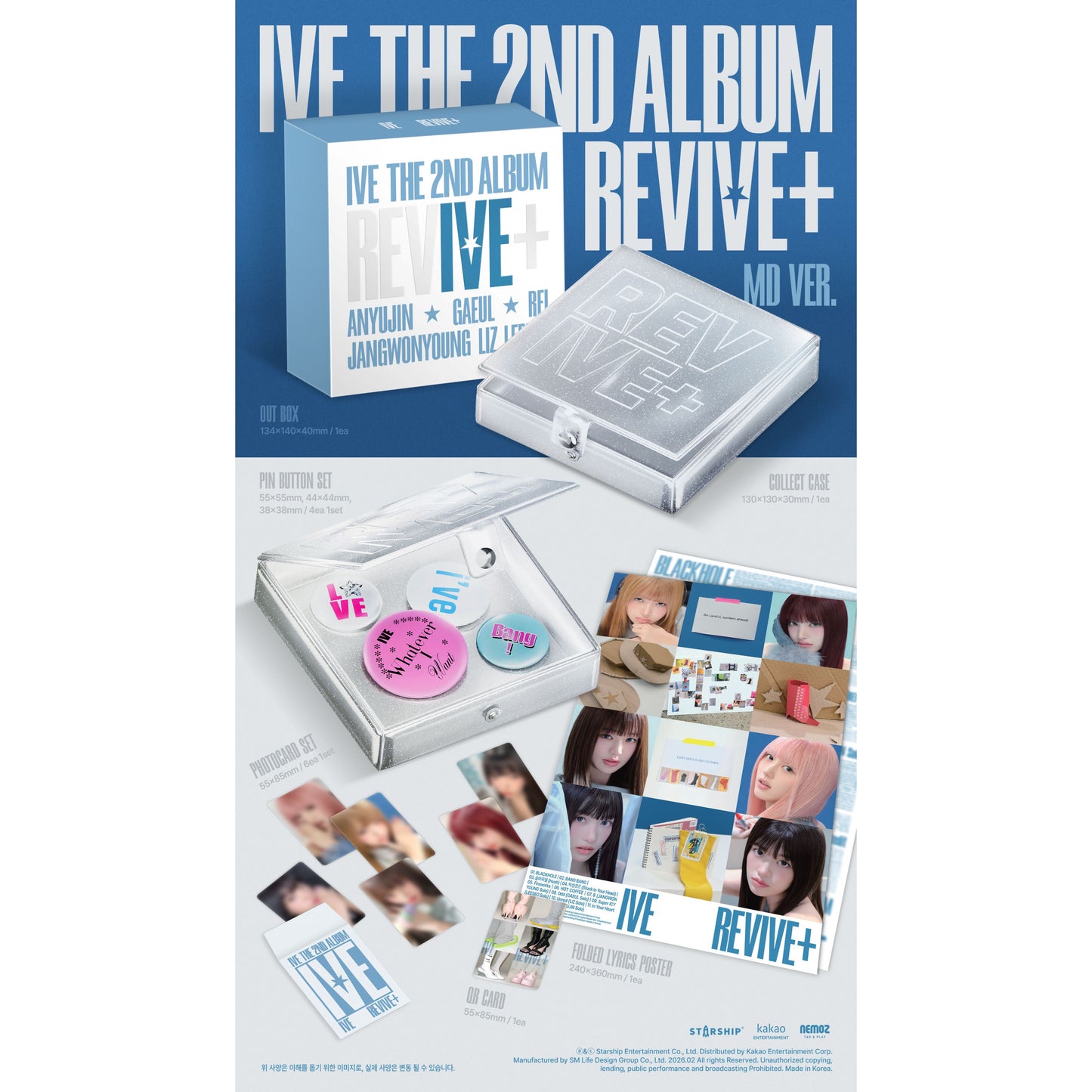 (PRE-ORDER) IVE [REVIVE+] (MD Ver.)