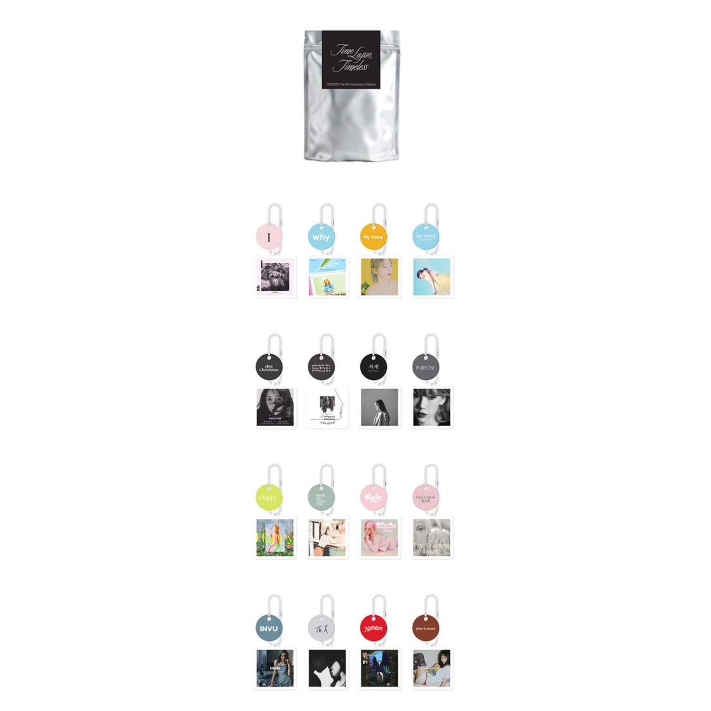 (PRE-ORDER) TAEYEON The 10th Anniversary Exhibition MD - RANDOM ALBUM KEYRING