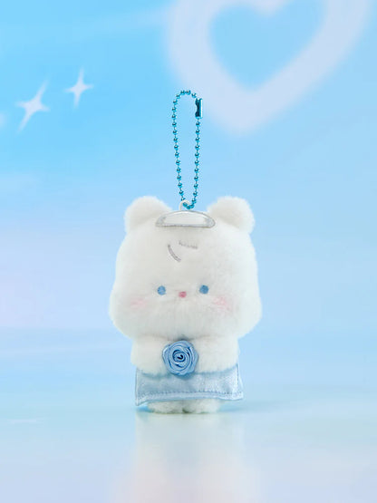 [PRE-ORDER] ZERONI X Line Friends Angel Plush Keyring - ZEROBASEONE