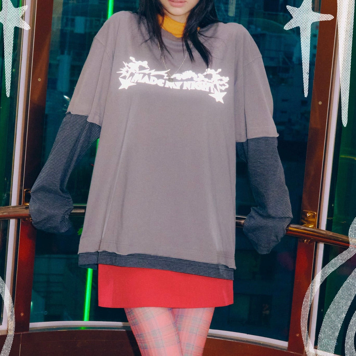 (PRE-ORDER) LE SSERAFIM 2026 F/W POP UP - LAYERED L/S T-SHIRT