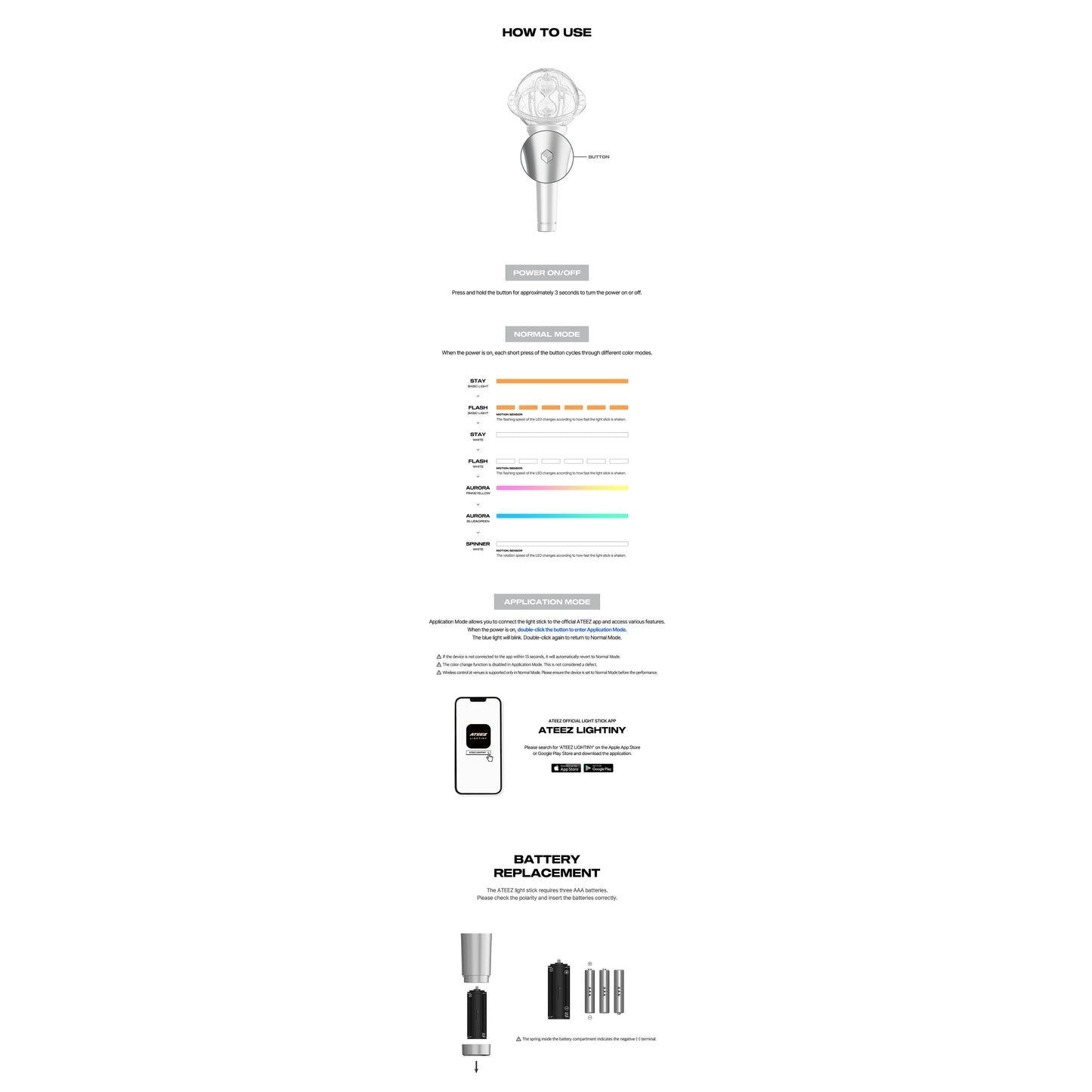 (PRE-ORDER) ATEEZ OFFICIAL LIGHT STICK ver.3