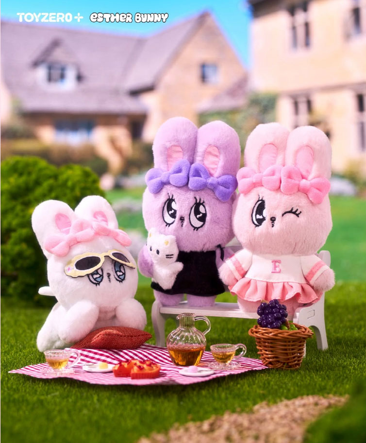Esther Bunny Plush Keyring [Random]