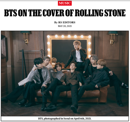 Rolling Stone Magazine June 2021 – BTS Issue #1352