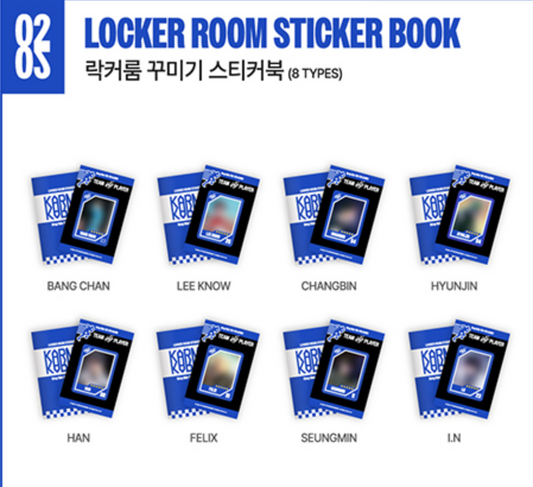 [PRE-ORDER] Locker Room Sticker Book Stray Kids – KARMA POP UP MD