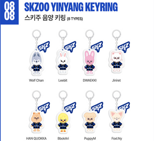 [PRE-ORDER] SKZOO YingYang Keyring Stray Kids – KARMA POP UP MD