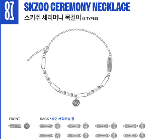 [PRE-ORDER] SKZOO Ceremony Necklace Stray Kids – KARMA POP UP MD
