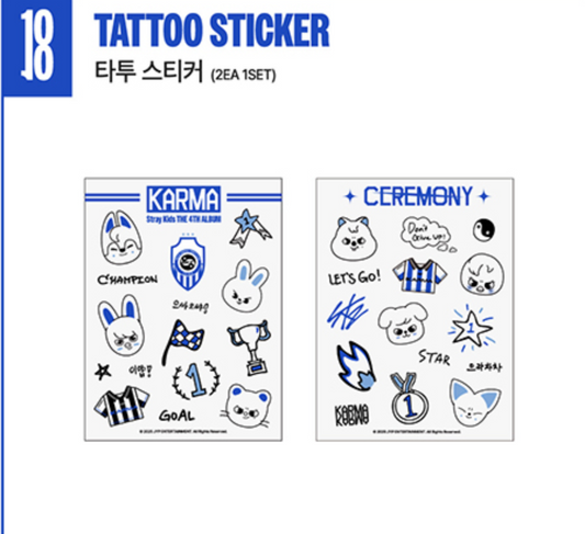 [PRE-ORDER] Tattoo Sticker – KARMA POP UP MD
