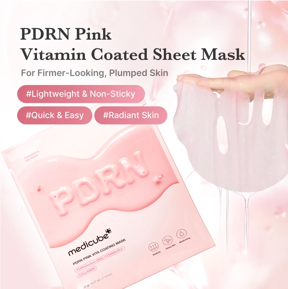 Medicube - PDRN Vita Coated Sheet Mask – Set of 5