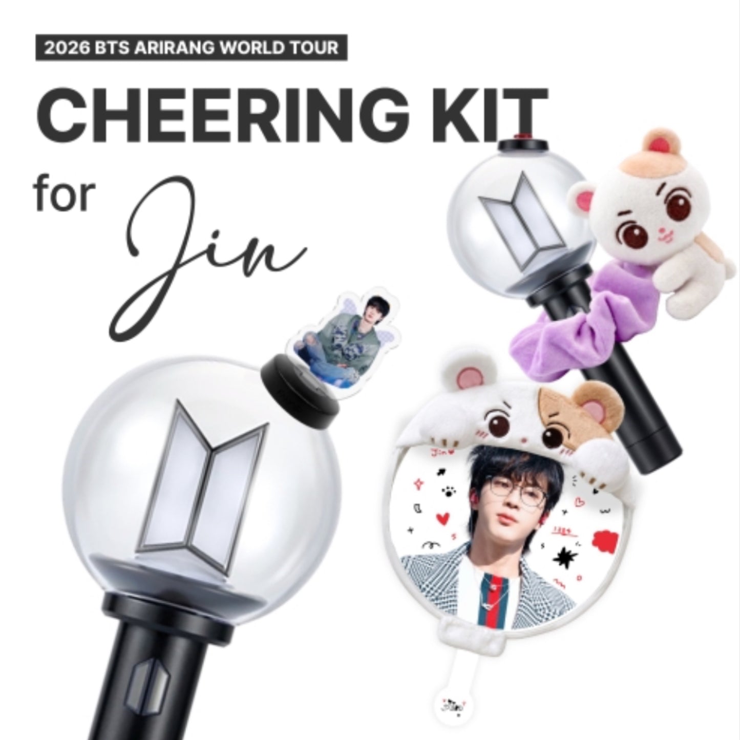 (PRE-ORDER) BTS ARIRANG TOUR CHEERING KIT - JIN