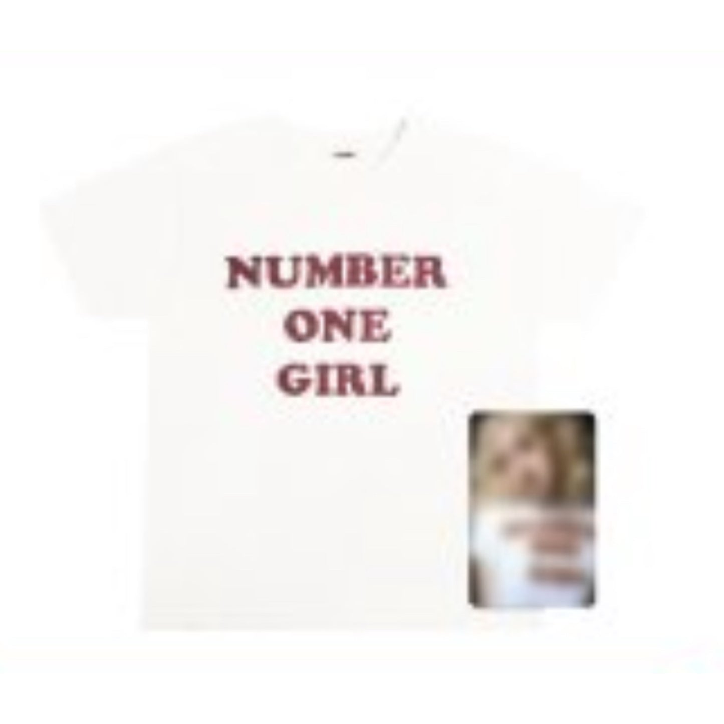(PRE-ORDER) ROSÉ Encore Pop-Up New Merch Line Up - number one girl T-shirt