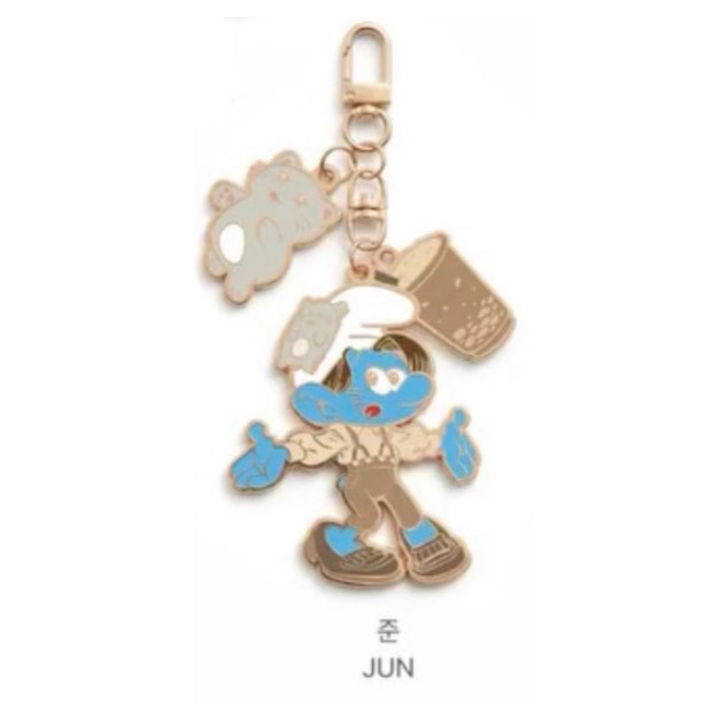 (PRE-ORDER) SEVENTEEN x THE SMURFS x ISAAC TOAST - KEYRING (RANDOM)