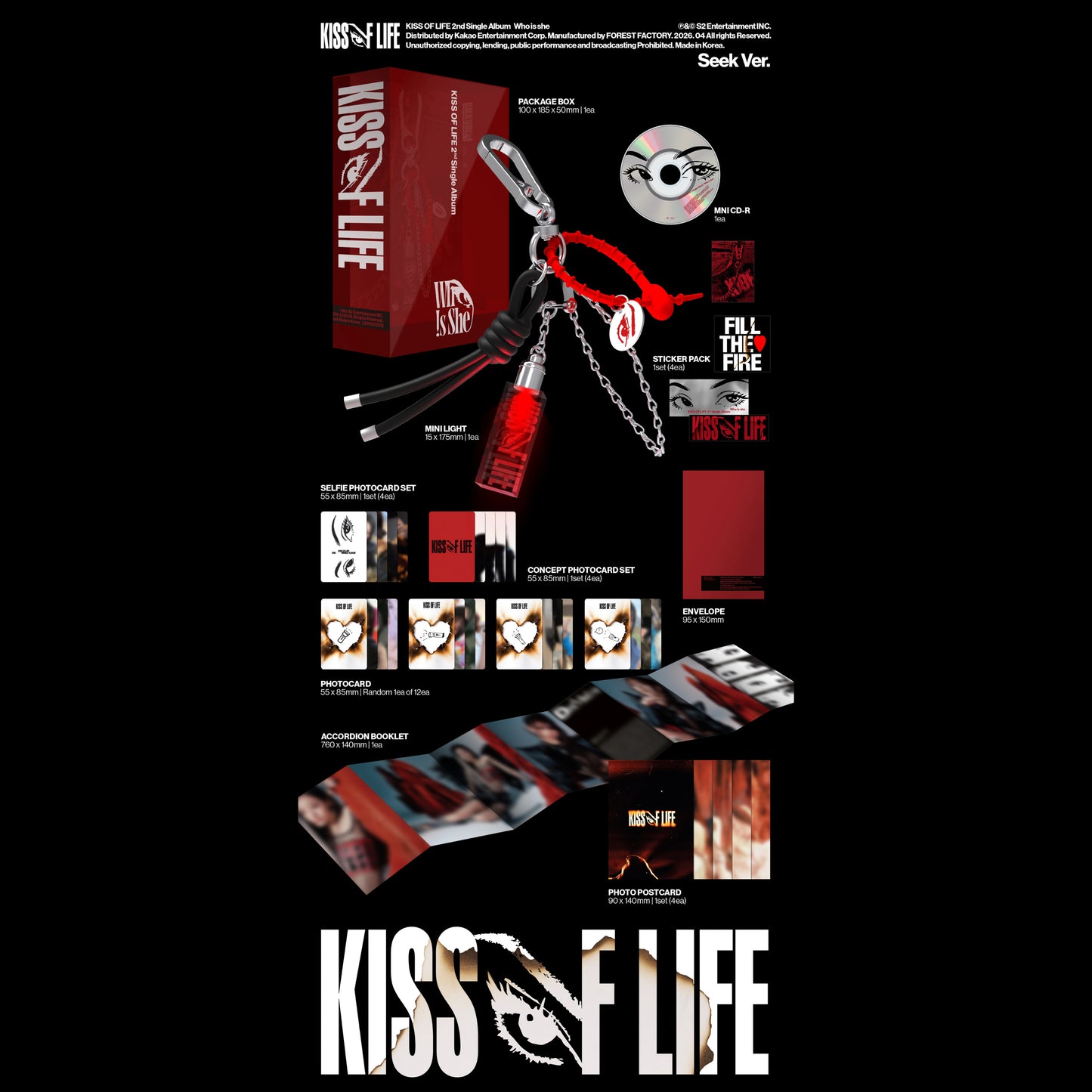 (Pre-Order) KISS OF LIFE [Who is she] (SEEK Ver.)