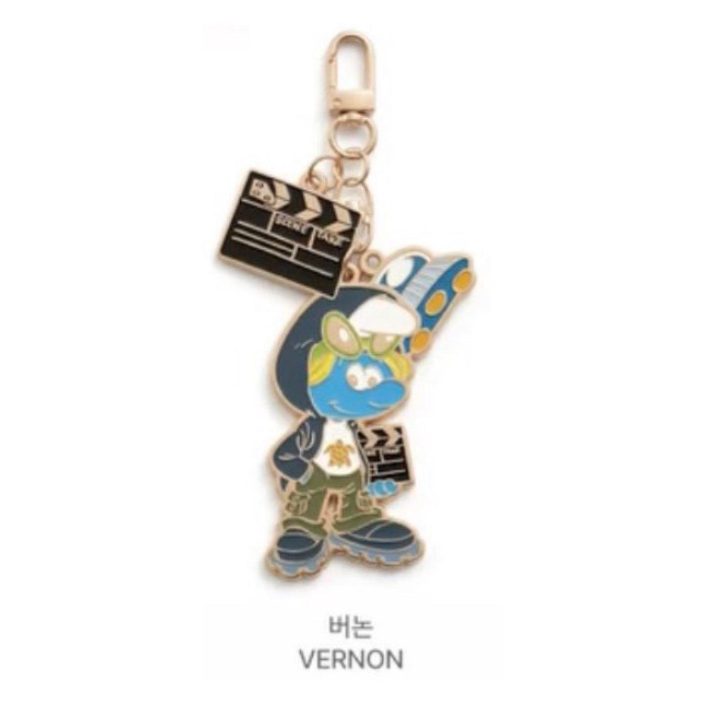 (PRE-ORDER) SEVENTEEN x THE SMURFS x ISAAC TOAST - KEYRING (RANDOM)