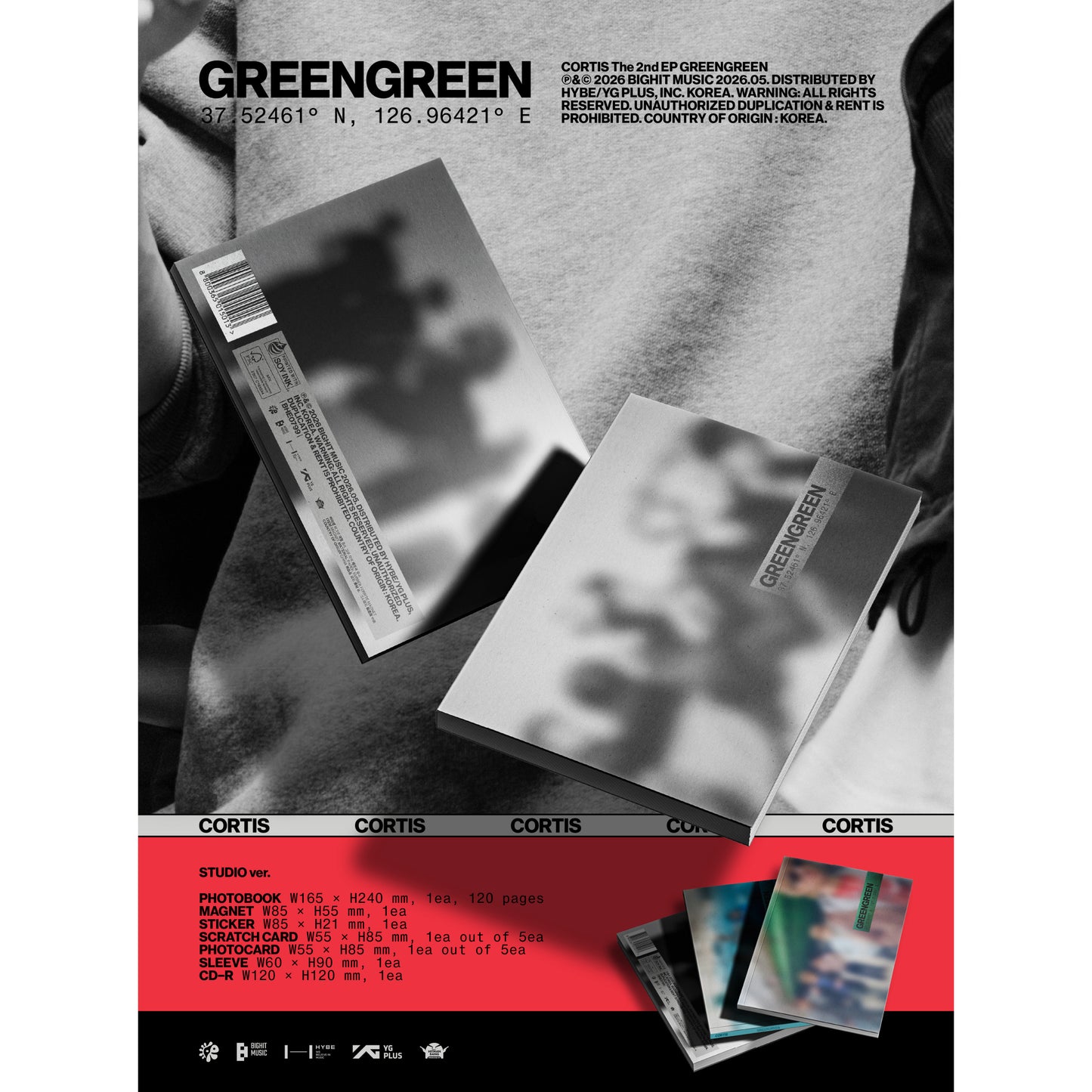 (Pre-Order) CORTIS - 2nd EP Album [GREENGREEN]