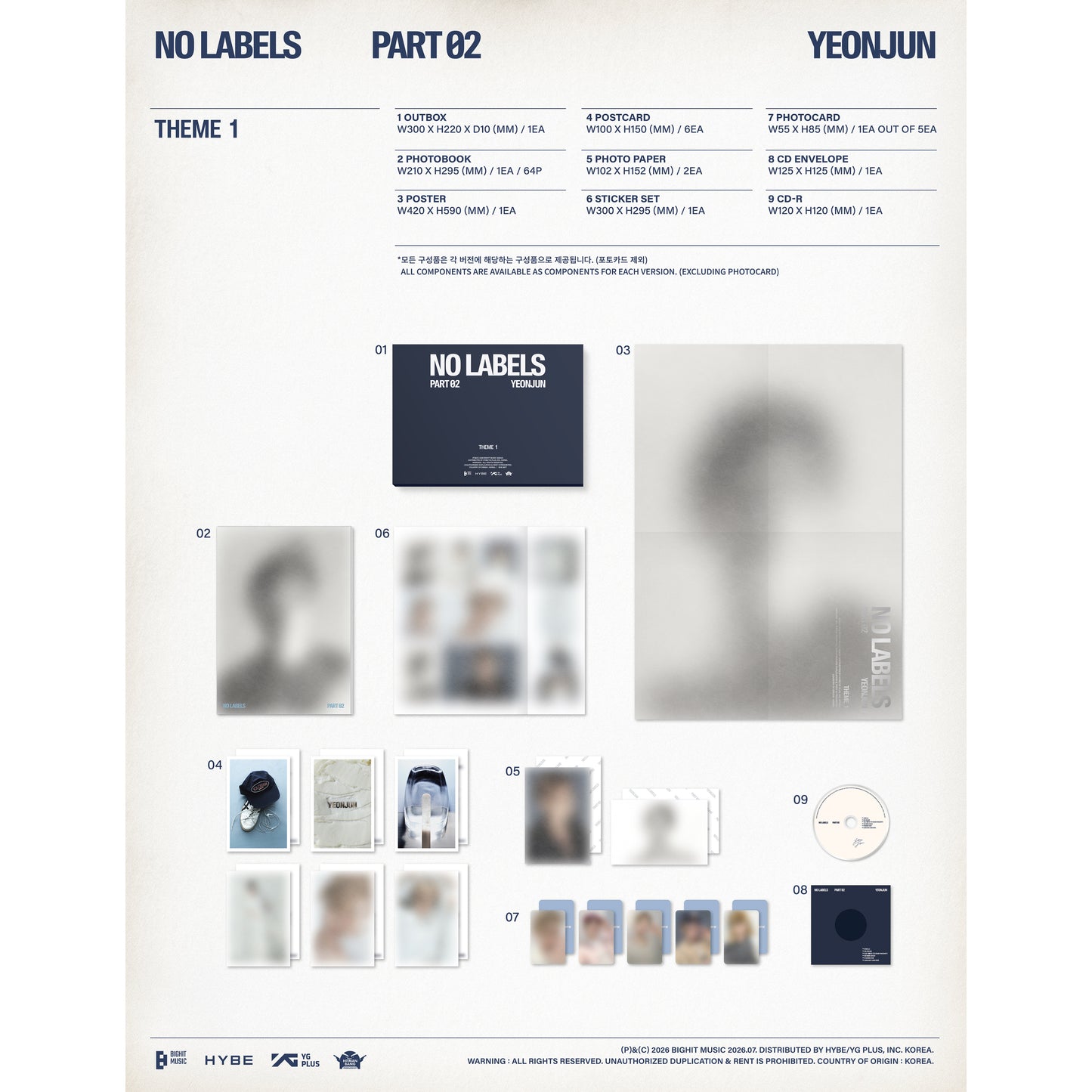 (PRE-ORDER) YEONJUN - [NO LABELS: PART 02]