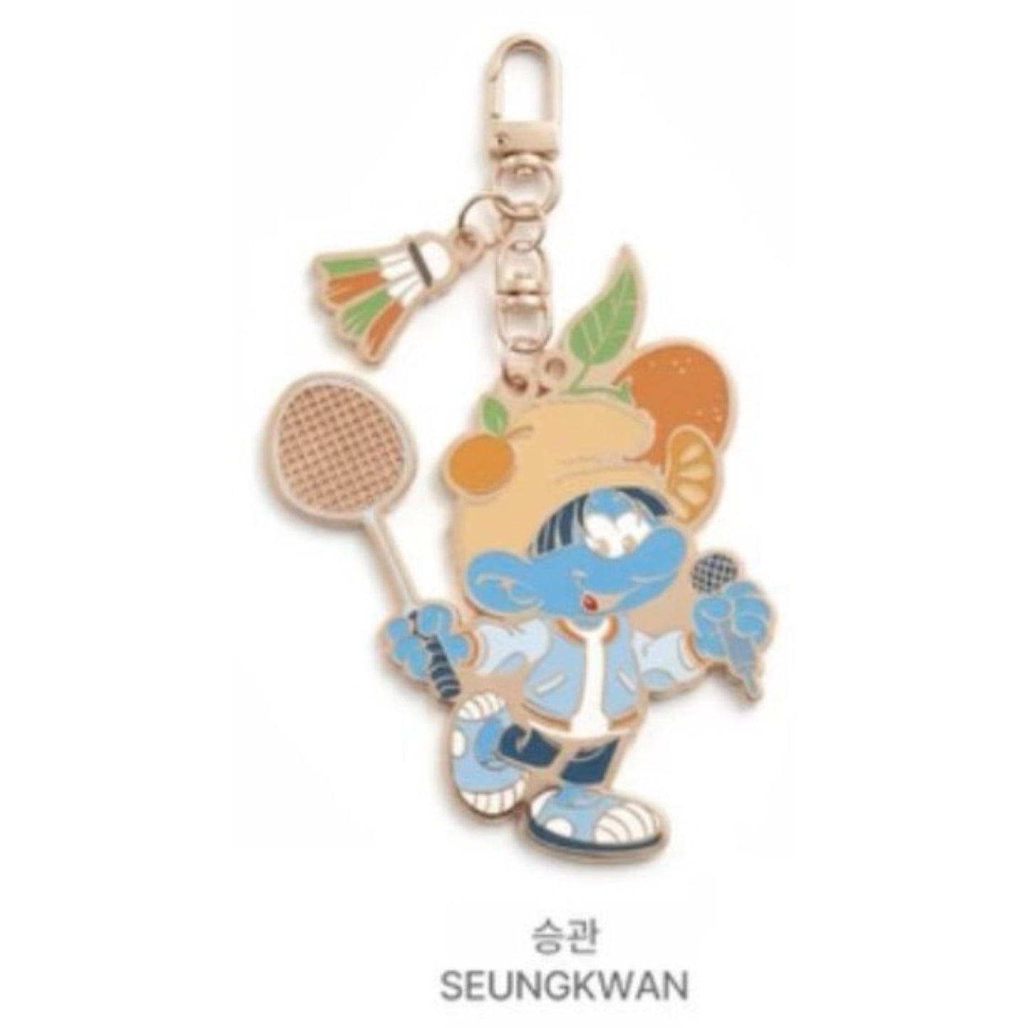 (PRE-ORDER) SEVENTEEN x THE SMURFS x ISAAC TOAST - KEYRING (RANDOM)