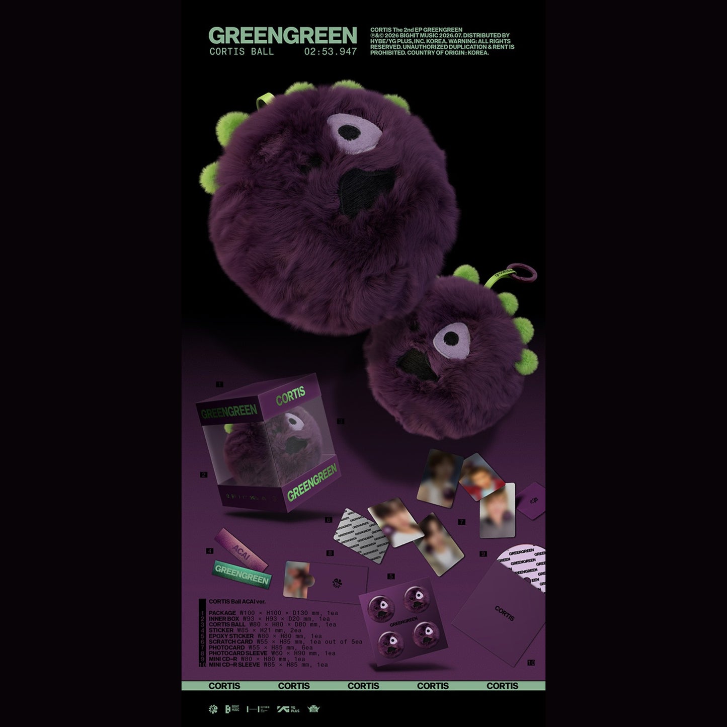(Pre-Order) CORTIS [GREENGREEN] (CORTIS Ball ver.)