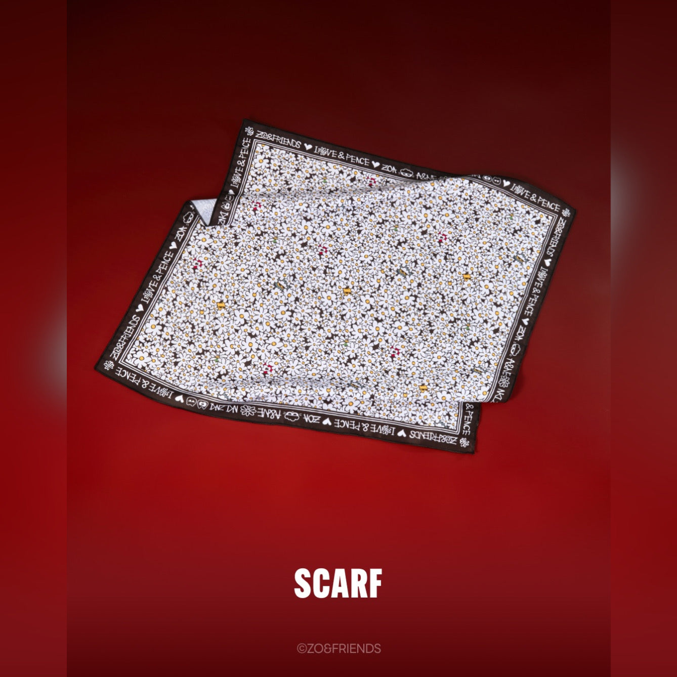 (PRE-ORDER) G-DRAGON x ZO&FRIENDS: ZOAful - SCARF