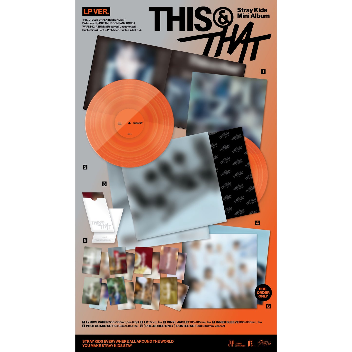 (PRE-ORDER) Stray Kids [THIS & THAT] (LP Ver.)