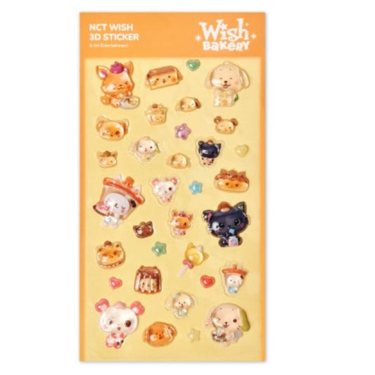 (PRE-ORDER) NCT WISH POP UP [WISH BAKERY] MD - 3D STICKER