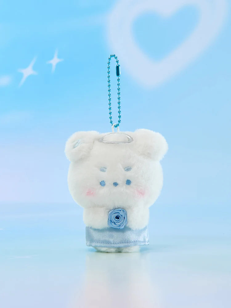 [PRE-ORDER] ZERONI X Line Friends Angel Plush Keyring - ZEROBASEONE